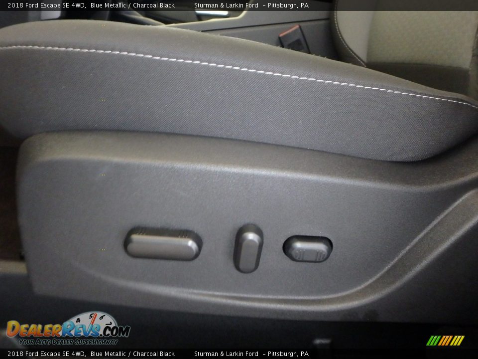 2018 Ford Escape SE 4WD Blue Metallic / Charcoal Black Photo #11