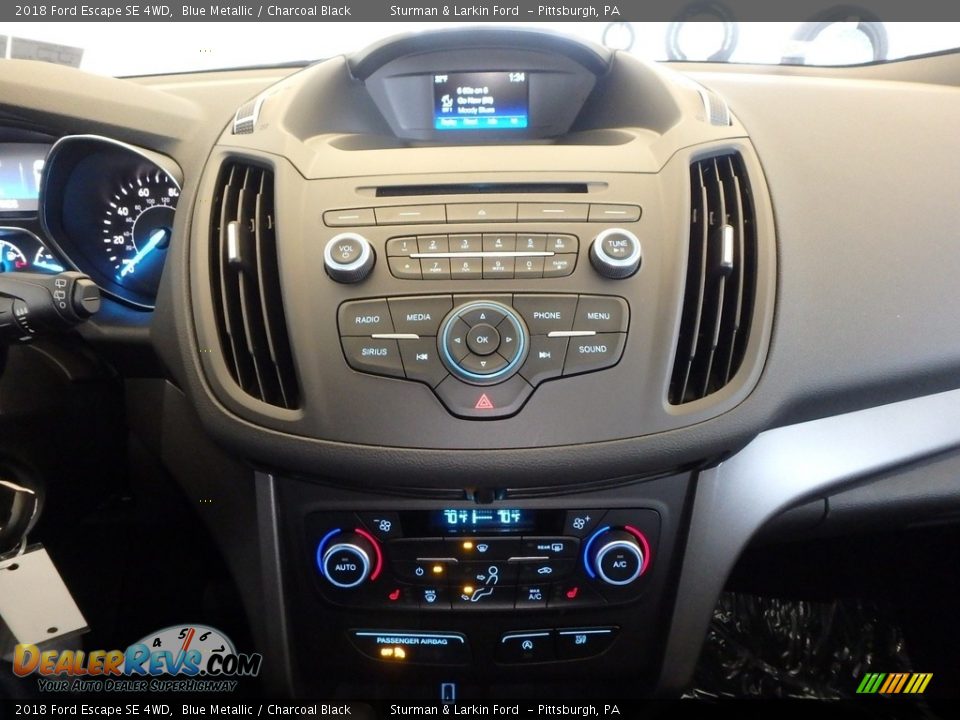2018 Ford Escape SE 4WD Blue Metallic / Charcoal Black Photo #13