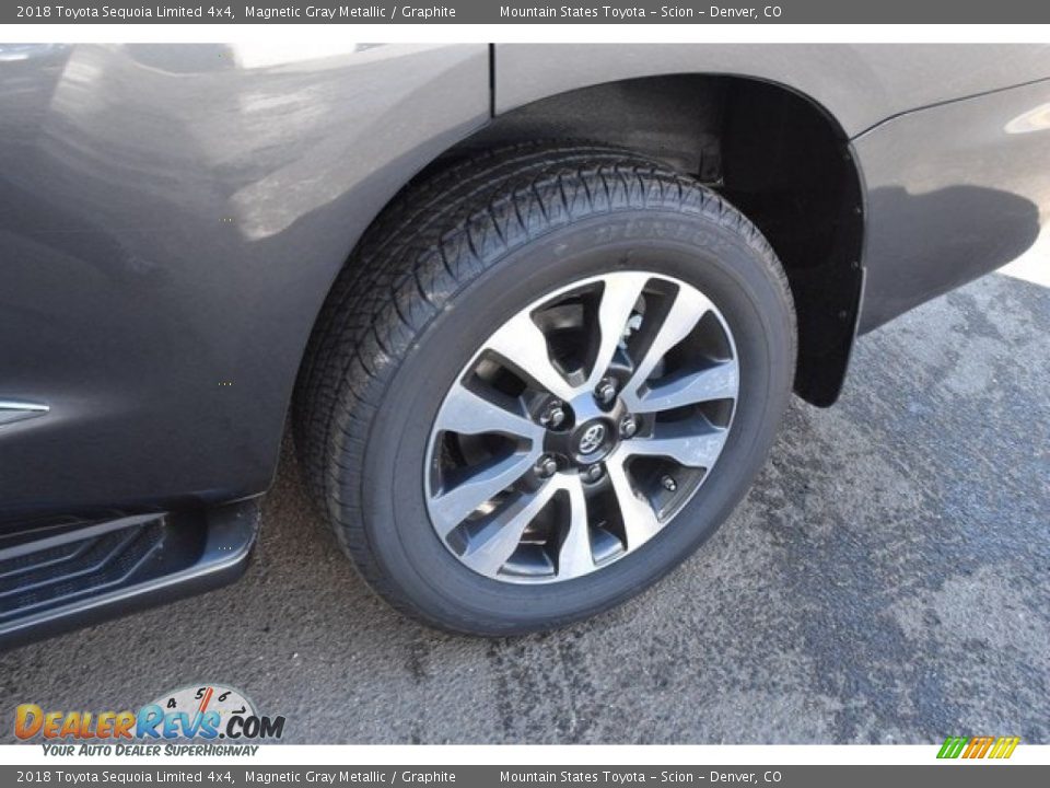 2018 Toyota Sequoia Limited 4x4 Magnetic Gray Metallic / Graphite Photo #36