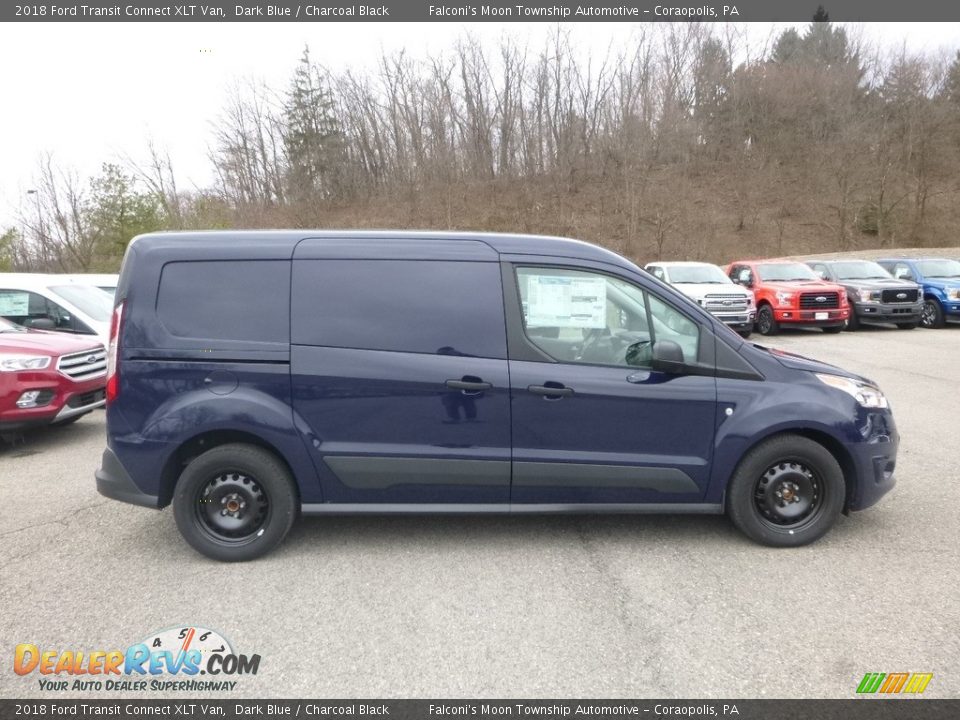 Dark Blue 2018 Ford Transit Connect XLT Van Photo #1