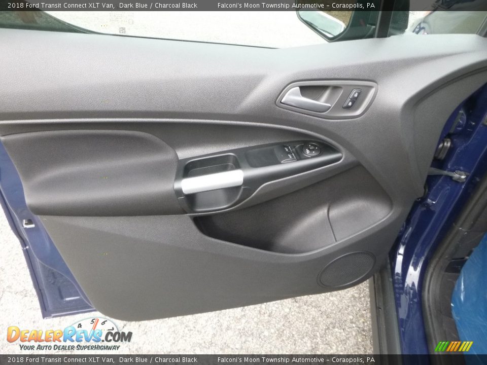 2018 Ford Transit Connect XLT Van Dark Blue / Charcoal Black Photo #9