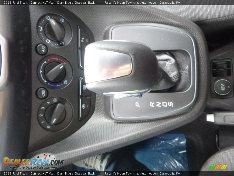 2018 Ford Transit Connect XLT Van Dark Blue / Charcoal Black Photo #14