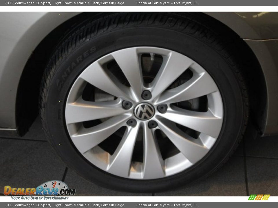 2012 Volkswagen CC Sport Light Brown Metallic / Black/Cornsilk Beige Photo #10