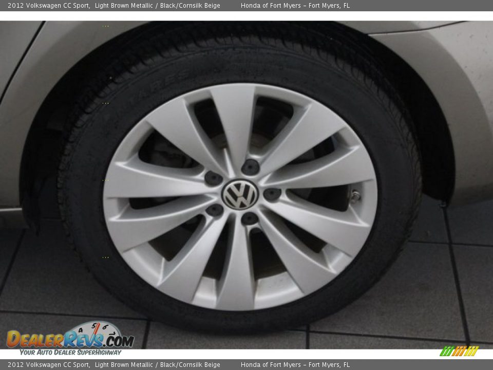 2012 Volkswagen CC Sport Light Brown Metallic / Black/Cornsilk Beige Photo #13