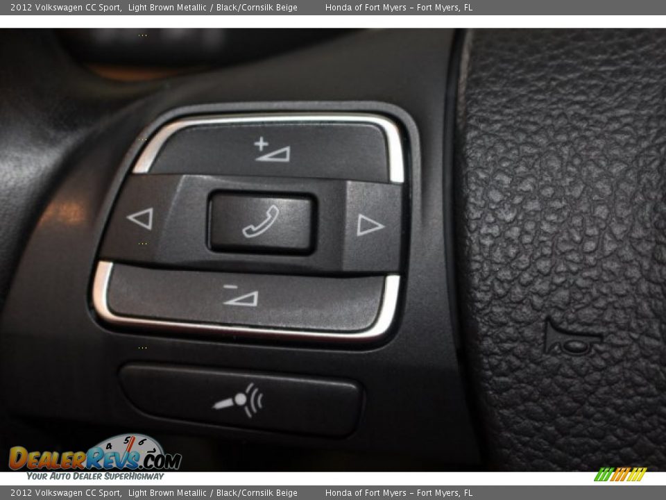 2012 Volkswagen CC Sport Light Brown Metallic / Black/Cornsilk Beige Photo #22