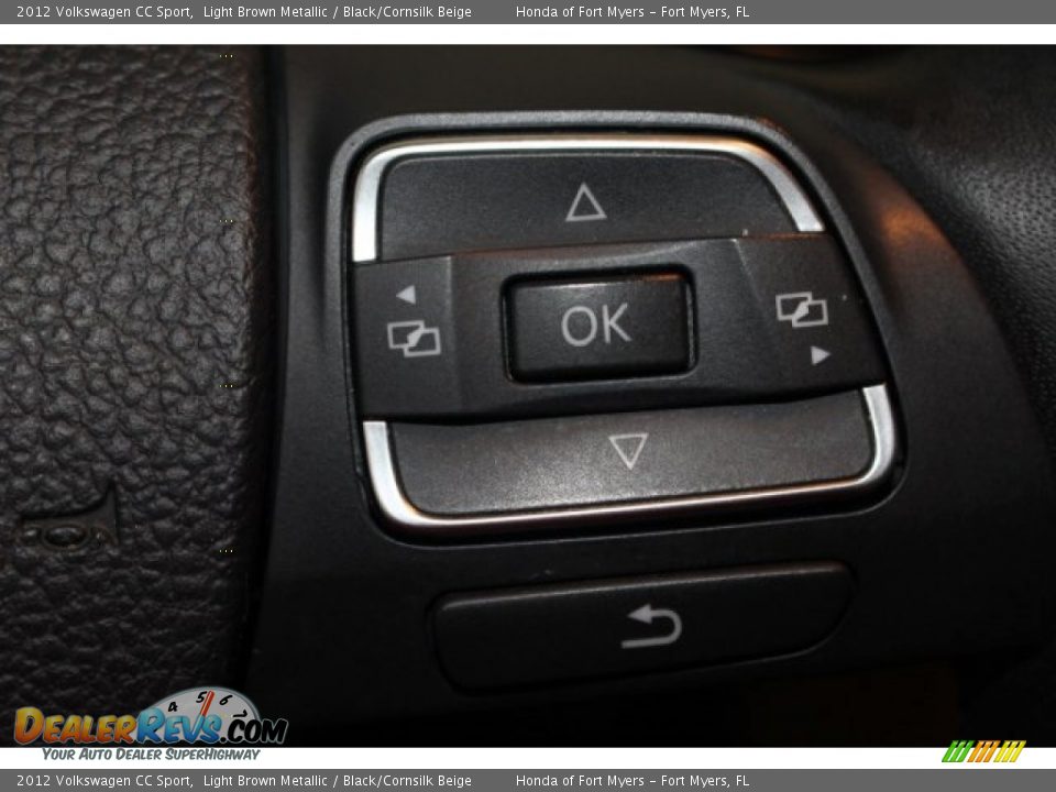 2012 Volkswagen CC Sport Light Brown Metallic / Black/Cornsilk Beige Photo #23
