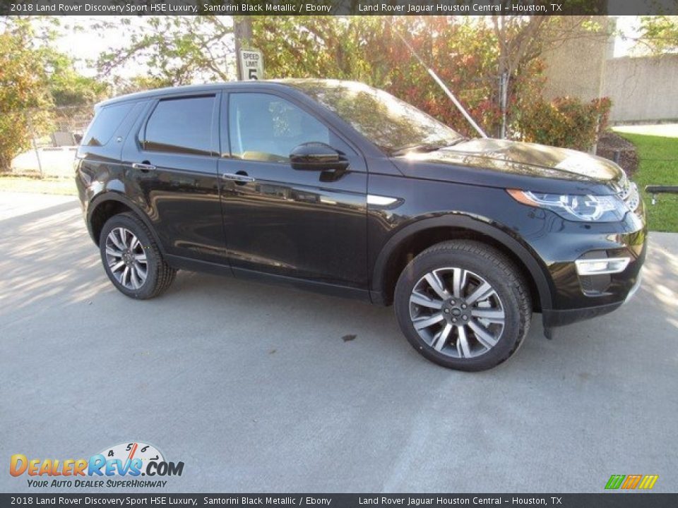 2018 Land Rover Discovery Sport HSE Luxury Santorini Black Metallic / Ebony Photo #1