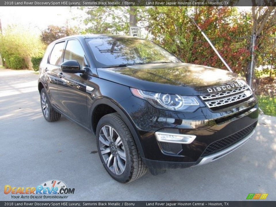 2018 Land Rover Discovery Sport HSE Luxury Santorini Black Metallic / Ebony Photo #2