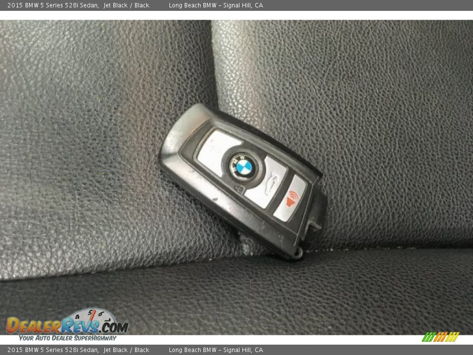 2015 BMW 5 Series 528i Sedan Jet Black / Black Photo #10