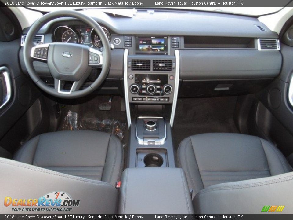 2018 Land Rover Discovery Sport HSE Luxury Santorini Black Metallic / Ebony Photo #4