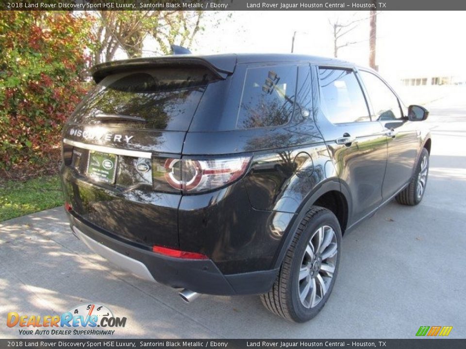 2018 Land Rover Discovery Sport HSE Luxury Santorini Black Metallic / Ebony Photo #7
