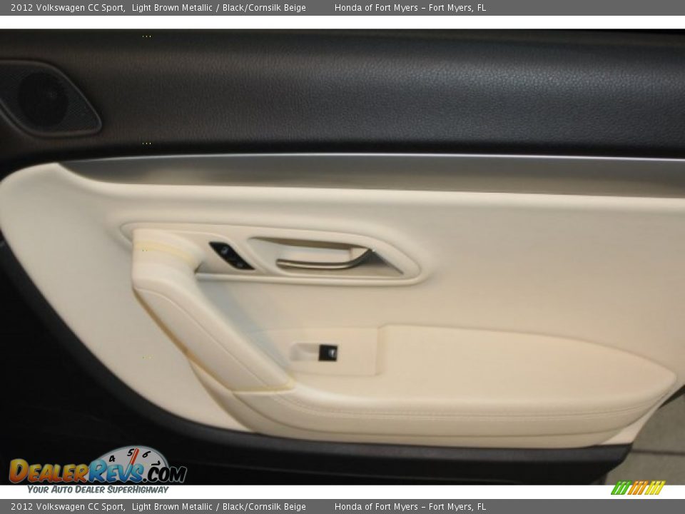 2012 Volkswagen CC Sport Light Brown Metallic / Black/Cornsilk Beige Photo #34