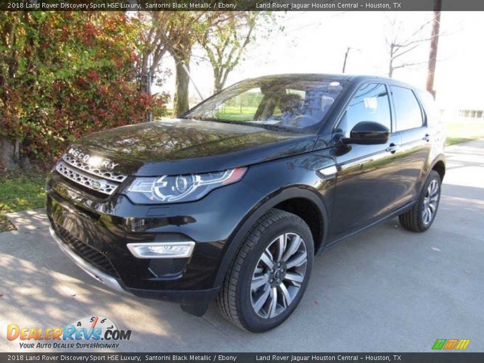 2018 Land Rover Discovery Sport HSE Luxury Santorini Black Metallic / Ebony Photo #10