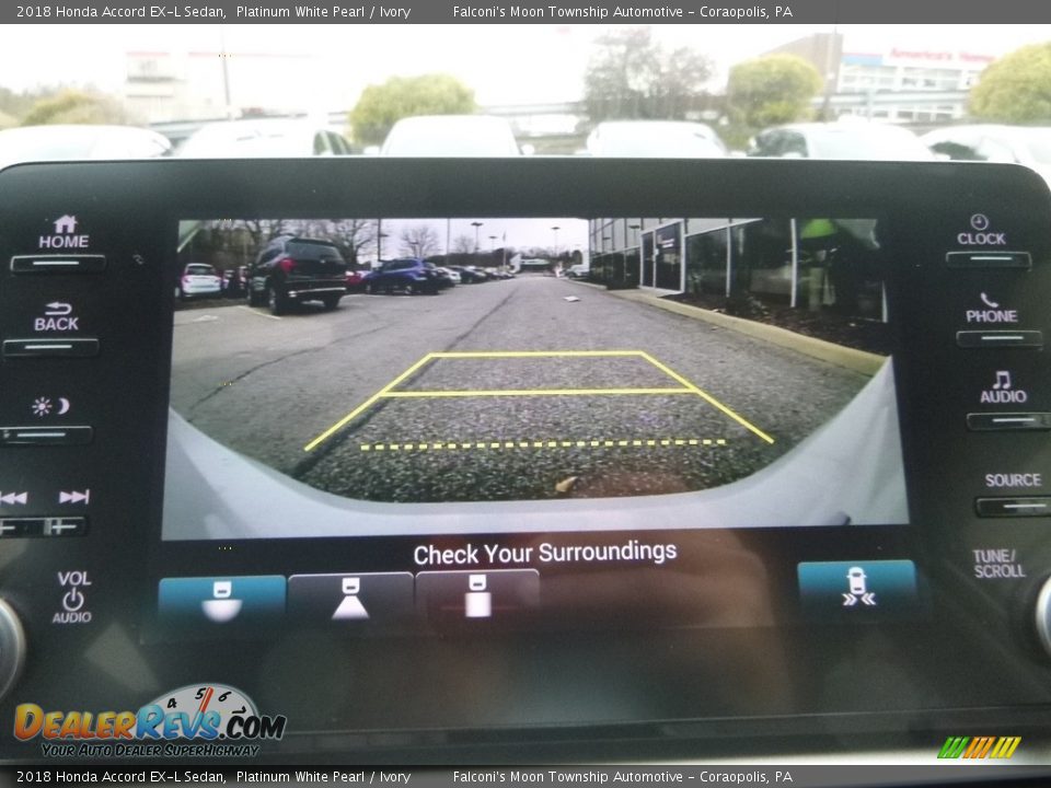 2018 Honda Accord EX-L Sedan Platinum White Pearl / Ivory Photo #15