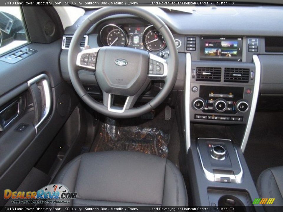 2018 Land Rover Discovery Sport HSE Luxury Santorini Black Metallic / Ebony Photo #14