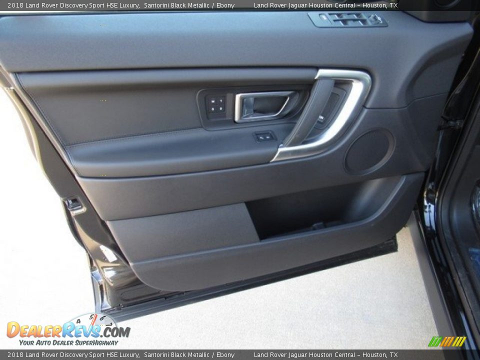 2018 Land Rover Discovery Sport HSE Luxury Santorini Black Metallic / Ebony Photo #24