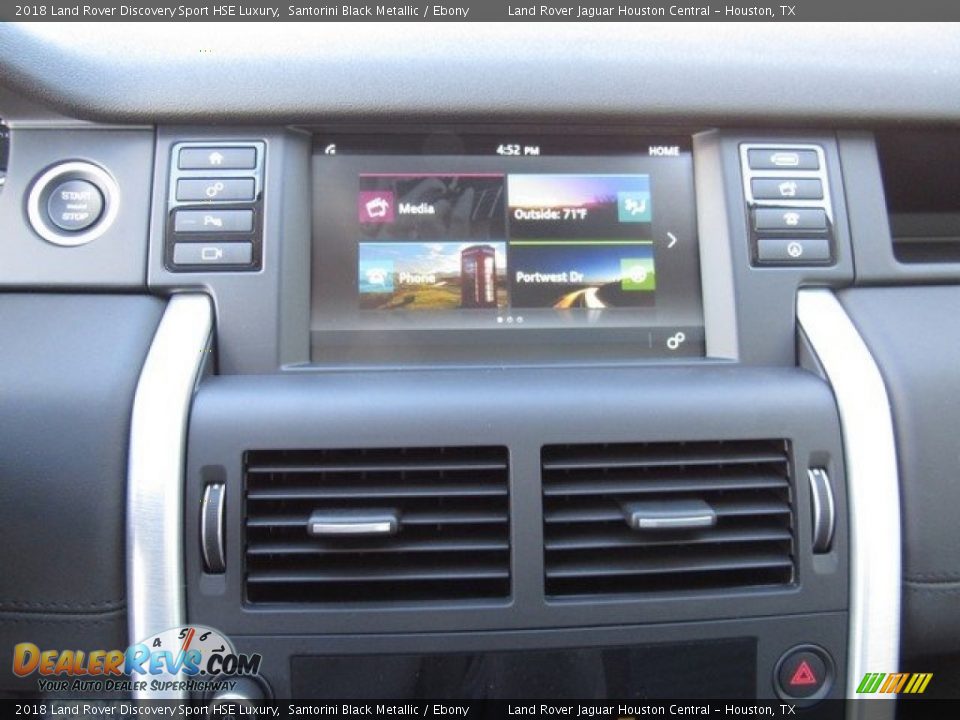 2018 Land Rover Discovery Sport HSE Luxury Santorini Black Metallic / Ebony Photo #32