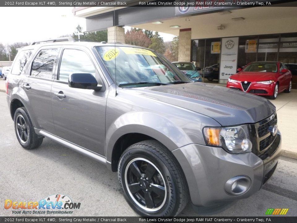 2012 Ford Escape XLT 4WD Sterling Gray Metallic / Charcoal Black Photo #3