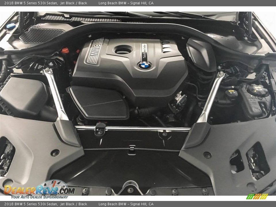 2018 BMW 5 Series 530i Sedan Jet Black / Black Photo #8