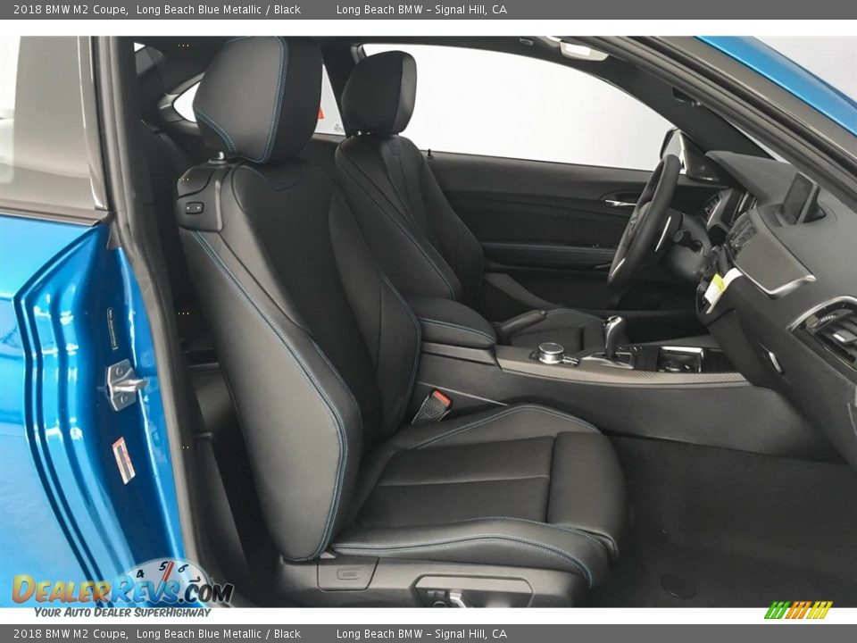 2018 BMW M2 Coupe Long Beach Blue Metallic / Black Photo #2