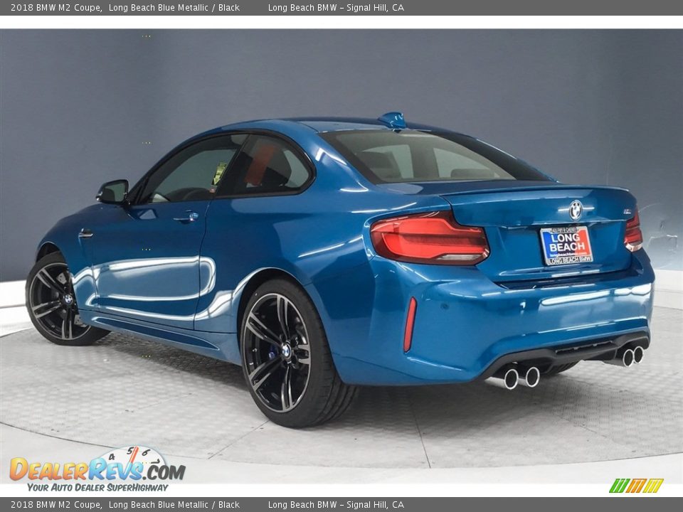 2018 BMW M2 Coupe Long Beach Blue Metallic / Black Photo #3