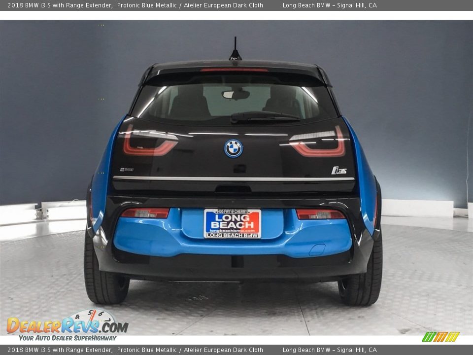 2018 BMW i3 S with Range Extender Protonic Blue Metallic / Atelier European Dark Cloth Photo #4
