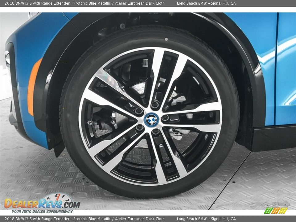 2018 BMW i3 S with Range Extender Protonic Blue Metallic / Atelier European Dark Cloth Photo #9