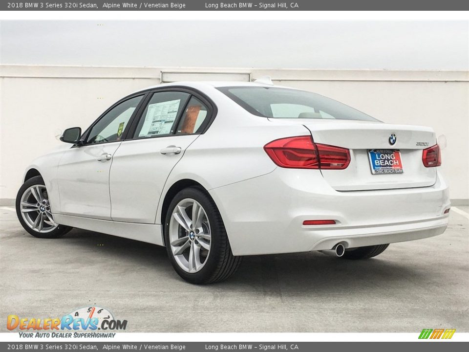 2018 BMW 3 Series 320i Sedan Alpine White / Venetian Beige Photo #3