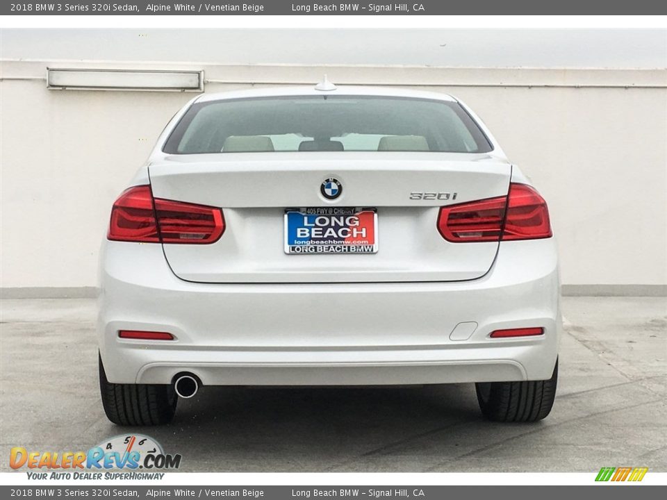 2018 BMW 3 Series 320i Sedan Alpine White / Venetian Beige Photo #4