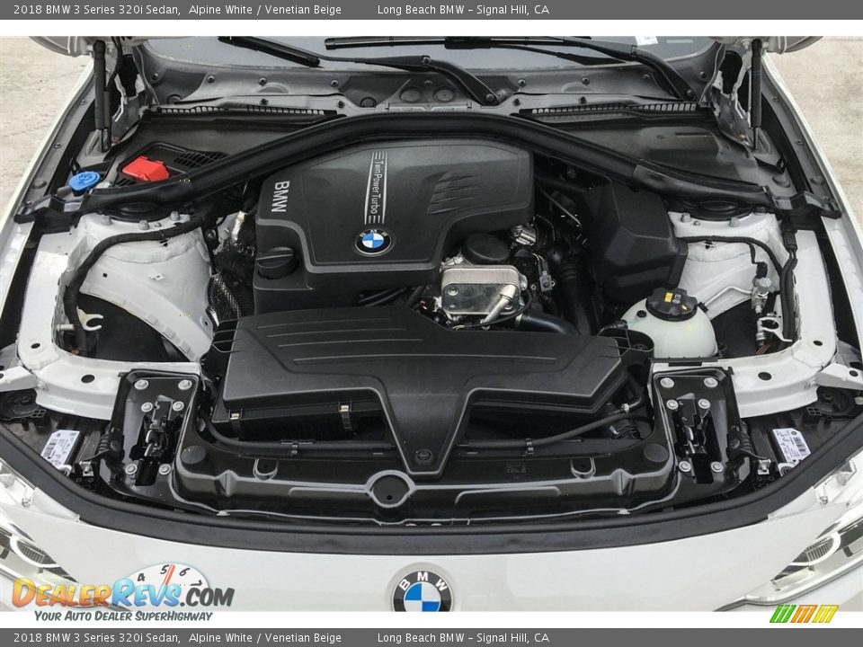 2018 BMW 3 Series 320i Sedan Alpine White / Venetian Beige Photo #8