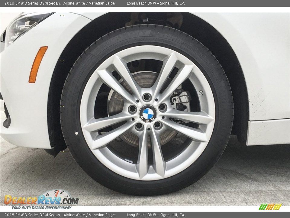 2018 BMW 3 Series 320i Sedan Alpine White / Venetian Beige Photo #9