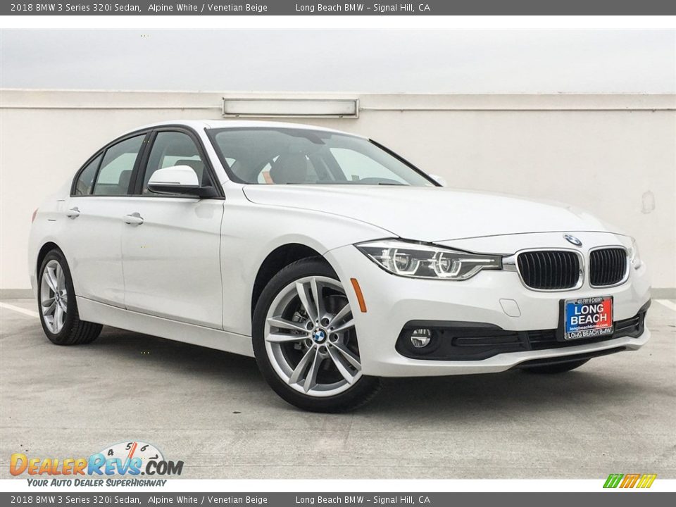 2018 BMW 3 Series 320i Sedan Alpine White / Venetian Beige Photo #12