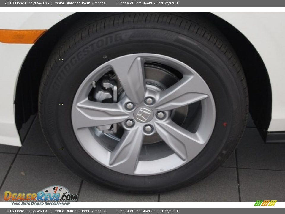 2018 Honda Odyssey EX-L White Diamond Pearl / Mocha Photo #10