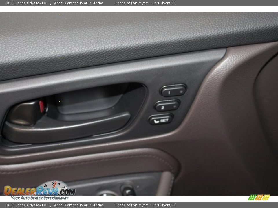 2018 Honda Odyssey EX-L White Diamond Pearl / Mocha Photo #13