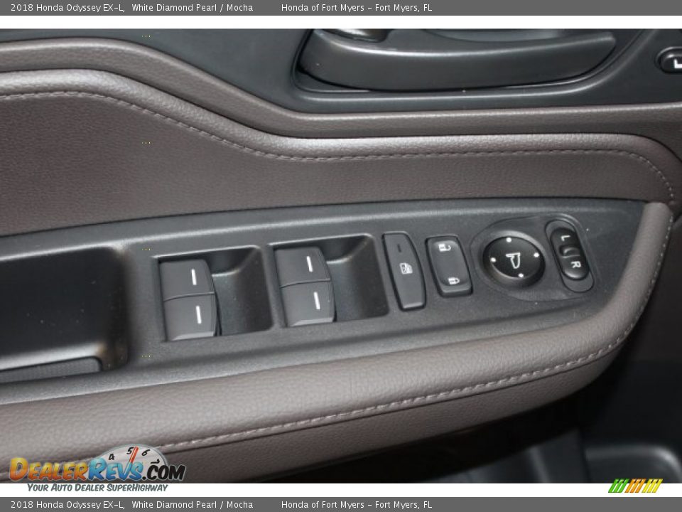 2018 Honda Odyssey EX-L White Diamond Pearl / Mocha Photo #14