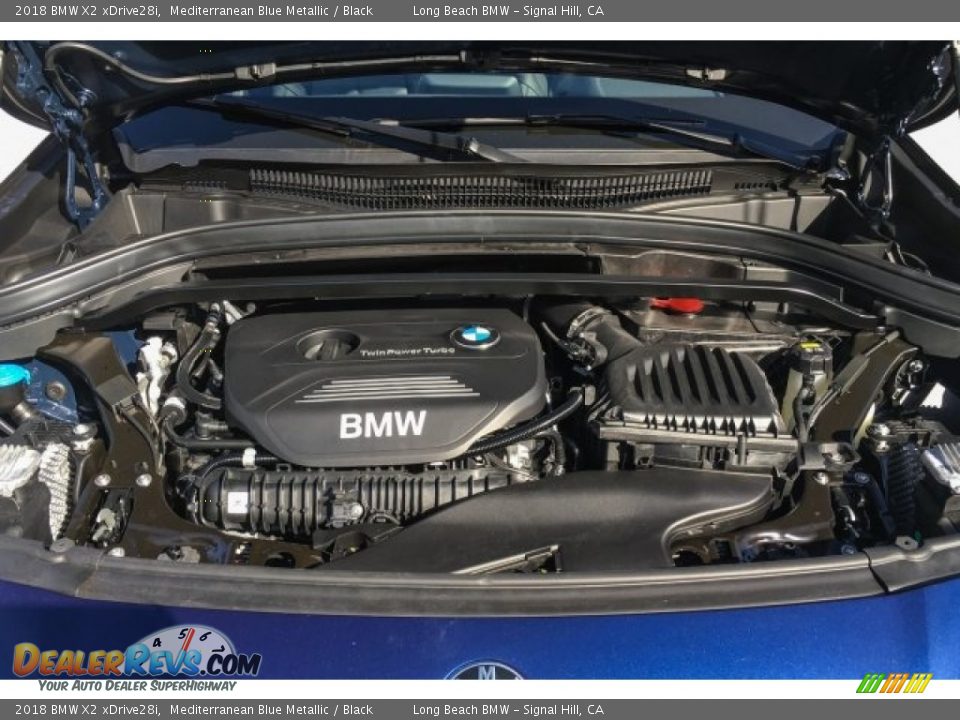 2018 BMW X2 xDrive28i Mediterranean Blue Metallic / Black Photo #8