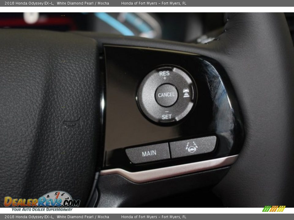 2018 Honda Odyssey EX-L White Diamond Pearl / Mocha Photo #22