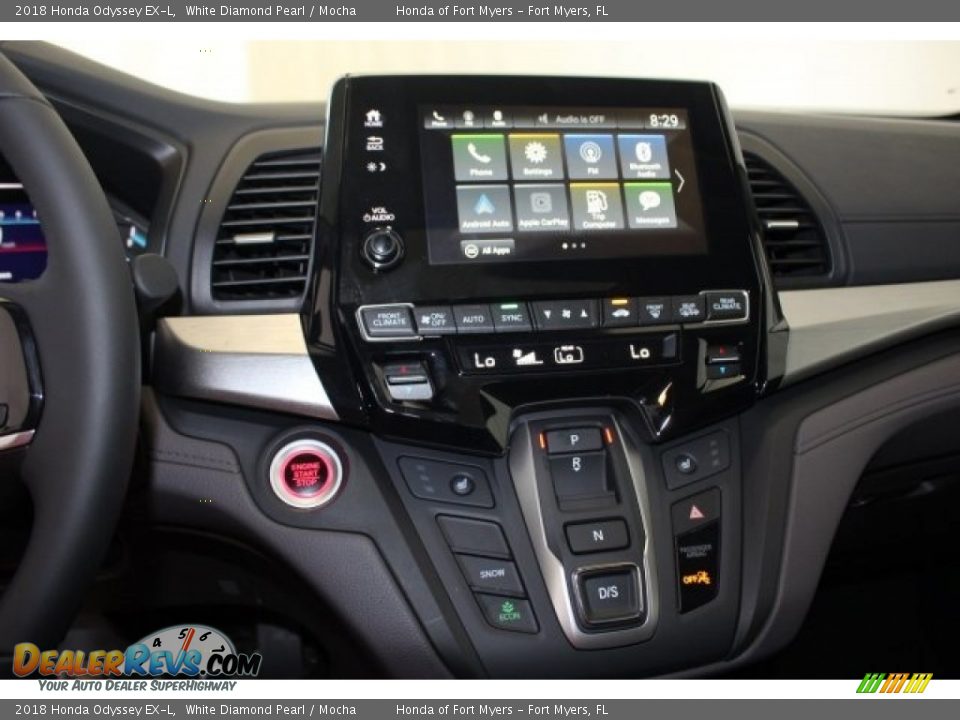 2018 Honda Odyssey EX-L White Diamond Pearl / Mocha Photo #23