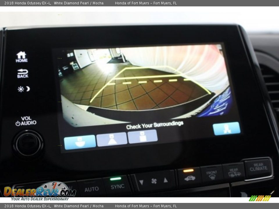 2018 Honda Odyssey EX-L White Diamond Pearl / Mocha Photo #26