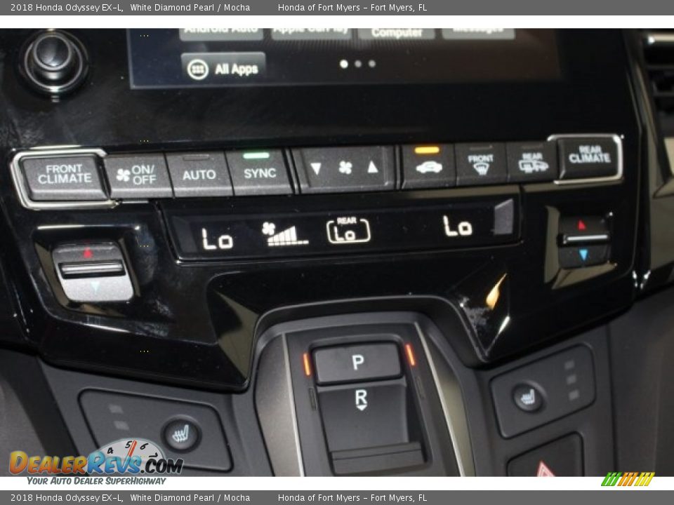 2018 Honda Odyssey EX-L White Diamond Pearl / Mocha Photo #28