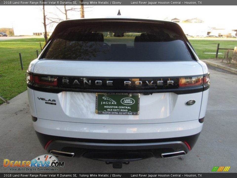2018 Land Rover Range Rover Velar R Dynamic SE Yulong White Metallic / Ebony Photo #8