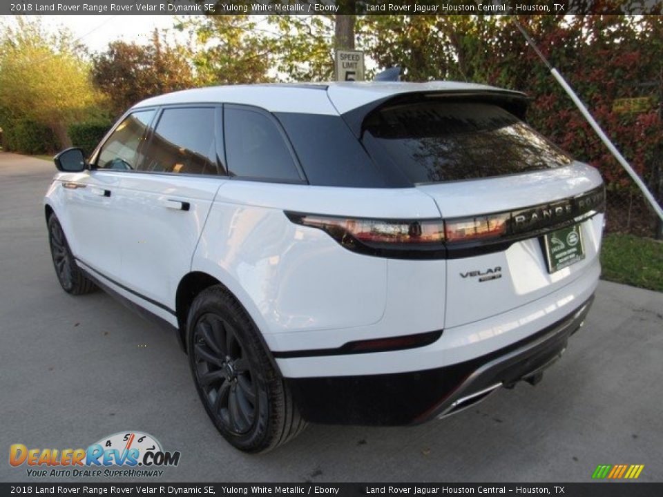 2018 Land Rover Range Rover Velar R Dynamic SE Yulong White Metallic / Ebony Photo #12