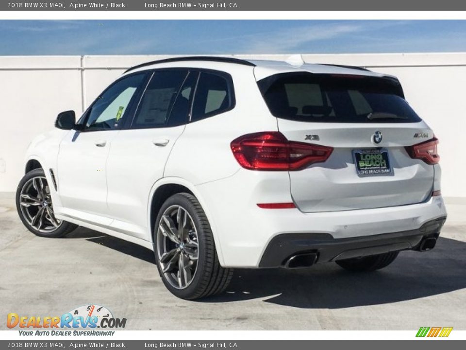 2018 BMW X3 M40i Alpine White / Black Photo #3