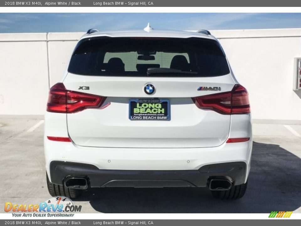 2018 BMW X3 M40i Alpine White / Black Photo #4