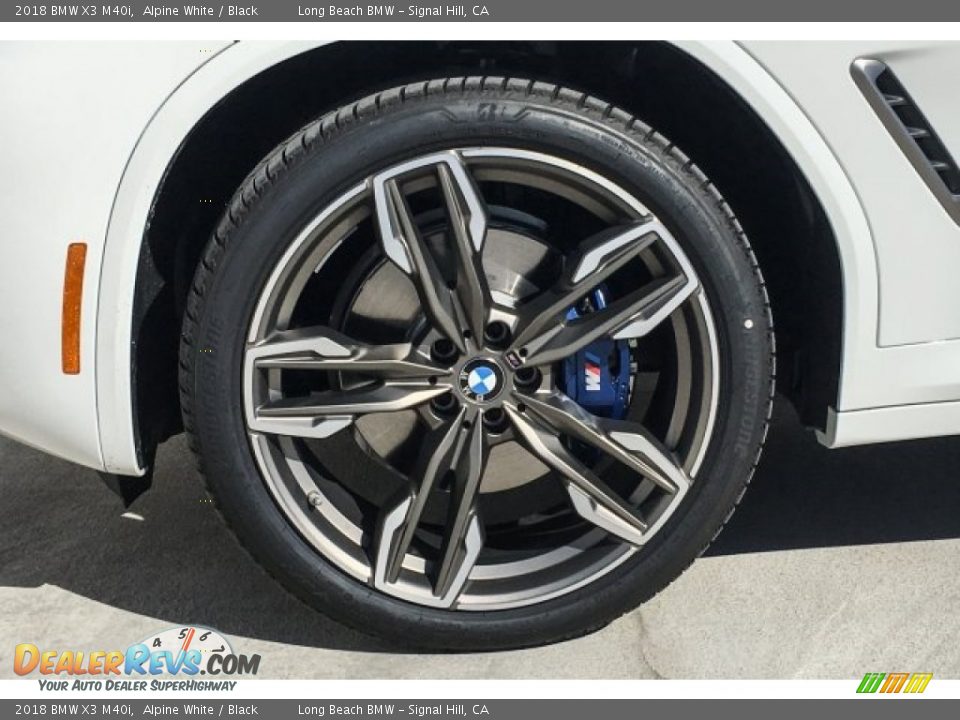 2018 BMW X3 M40i Alpine White / Black Photo #9
