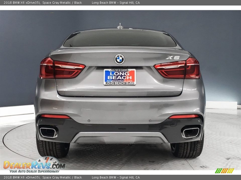 2018 BMW X6 xDrive35i Space Gray Metallic / Black Photo #4