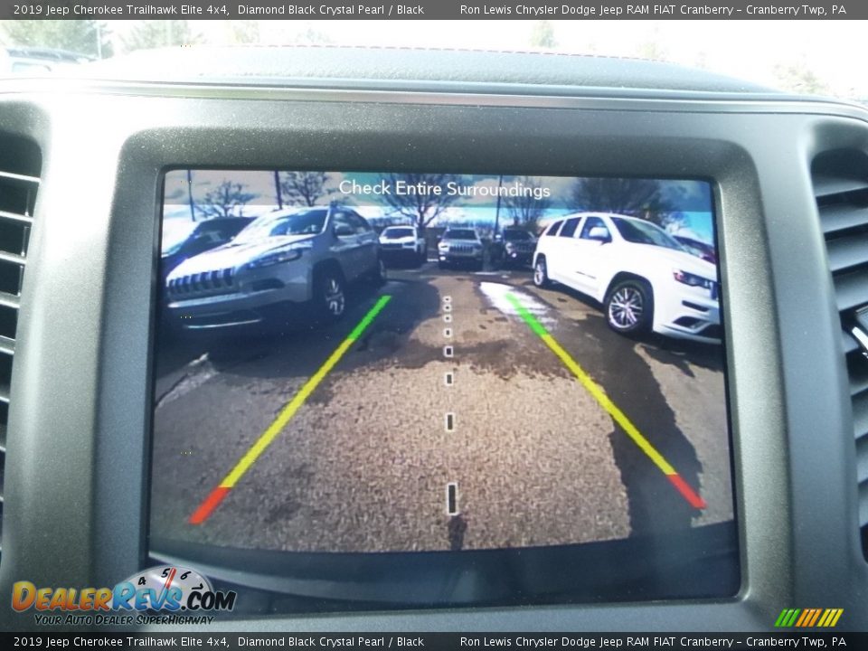 2019 Jeep Cherokee Trailhawk Elite 4x4 Diamond Black Crystal Pearl / Black Photo #19