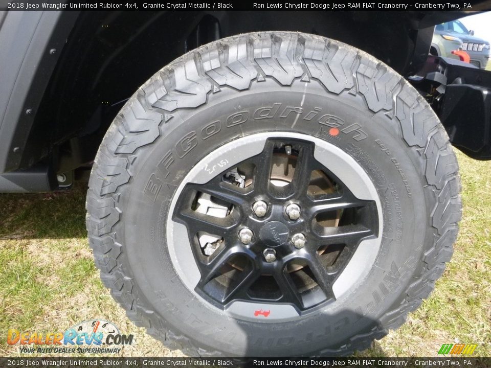 2018 Jeep Wrangler Unlimited Rubicon 4x4 Granite Crystal Metallic / Black Photo #4