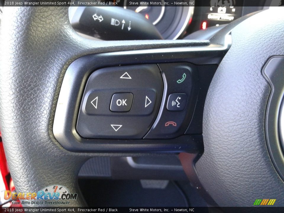 2018 Jeep Wrangler Unlimited Sport 4x4 Firecracker Red / Black Photo #16