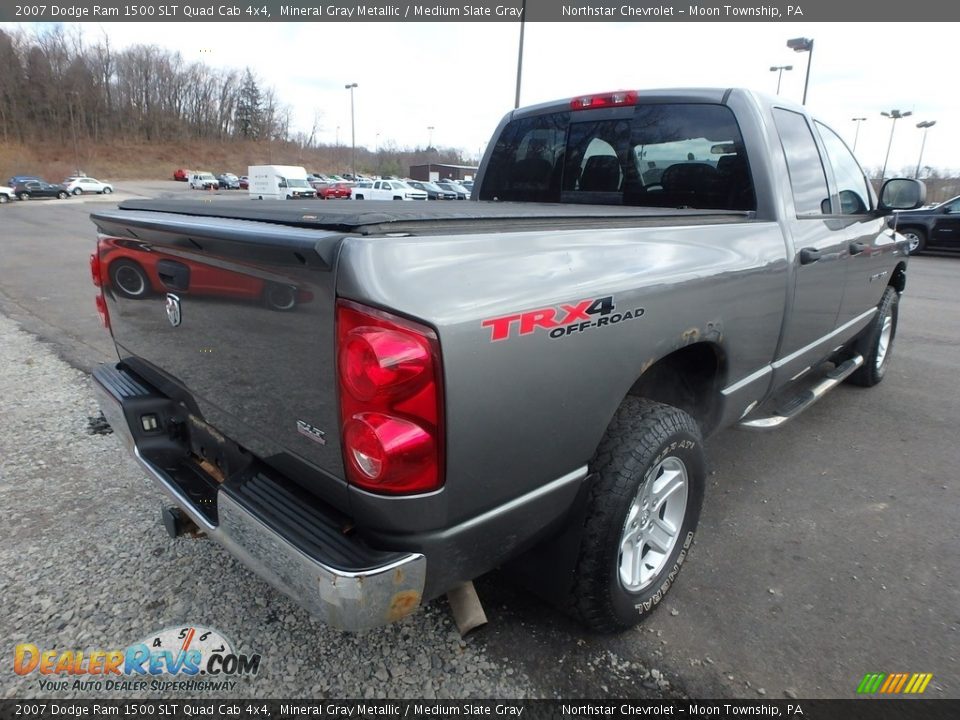 2007 Dodge Ram 1500 SLT Quad Cab 4x4 Mineral Gray Metallic / Medium Slate Gray Photo #4